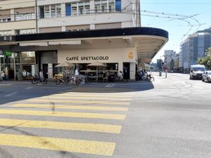 Exterior at Caffe Spettacolo in Biel