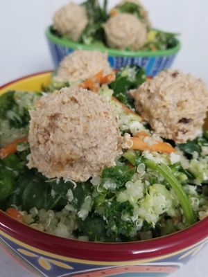 Nut Loaf Salad at Zizi's Vegan Food Truck in Charlotte