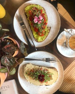 breakfast at Anna Café in Rio De Janeiro