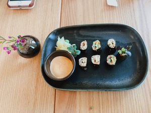 sushi at Wilgrow in Al Bidea
