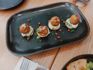 carrot falafel  at Wilgrow in Al Bidea