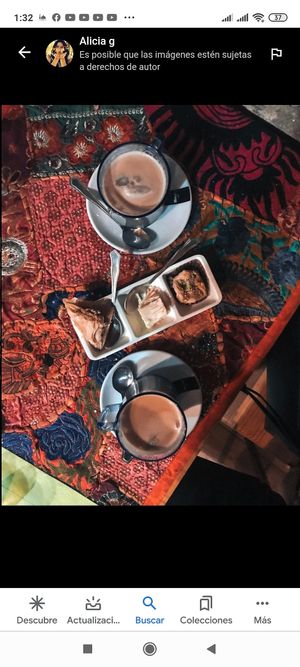 Famous masala chai at Megha Halal Cuisine in Madrid