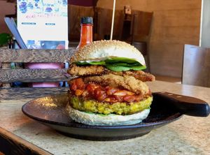 Veggie burger at Burger Anarchy in Odense