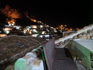 View from terrace at Antigoni in Berat