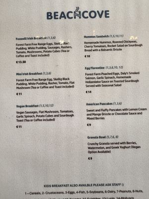   at Beachcove Café in Waterville