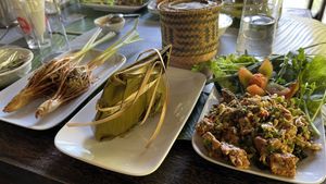   at Tamarind Tree Restaurant Mekong in Luang Prabang