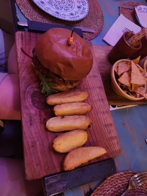 Burger at Klein84 in Malgrat De Mar