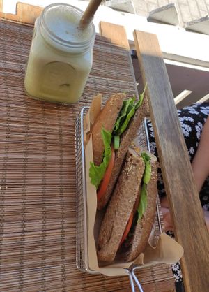 Vegan Sandwich at Vitamin Bar in Kos