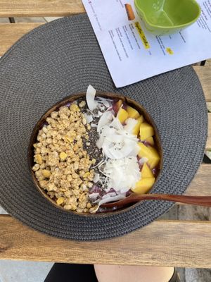 acai bowl  at Vitamin Bar in Kos
