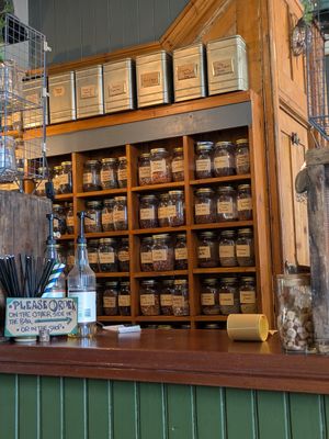 Tea selection at The Sondes Tea House & General Stores in Faversham