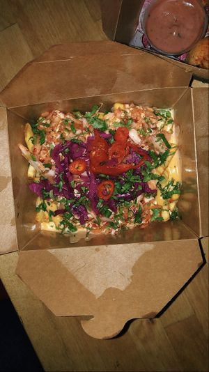 Kimchi fries  at BaoBun Botanic in Belfast