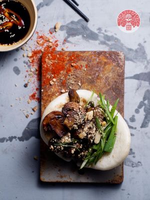 Mushroom Bao Bun. at BaoBun Botanic in Belfast