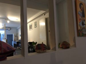 Eating here feels like dining in Sarah’s living room. at Ethiopisch Eethuis Sarah in Leeuwarden