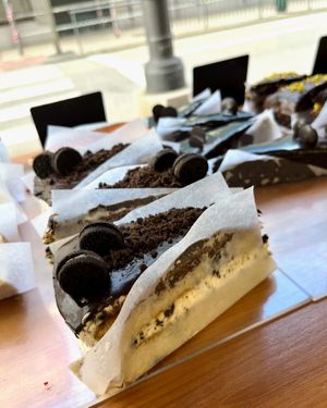 Vegan desserts in Dolce Capriccio Pasticceria at Dolce Capriccio Pasticceria in Oviedo