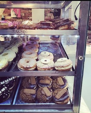 Vegan selection at Planet Doughnut in Shrewsbury
