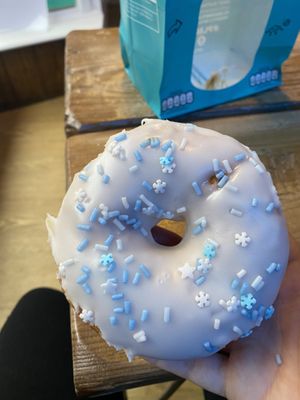 Vegan doughnut   at Planet Doughnut in Shrewsbury