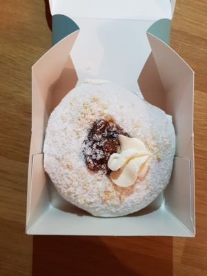 Vegan doughnut at Planet Doughnut in Shrewsbury