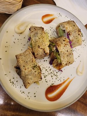 Katsu Wraps at Tyfel Coffee in Jakarta