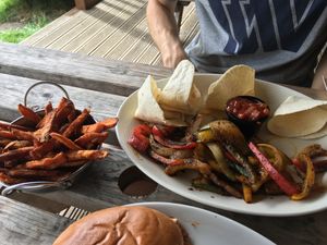 Vegetable Fajitas at The Beech Tree in Glasgow