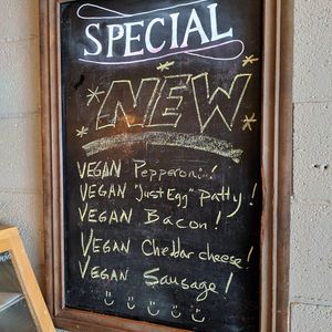 We're pretty excited to finally have a full lineup of vegan options! at Tiny's Coffee - South East in Portland