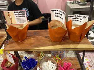 Lots of vegan flavors at Fat Bottomed Girl's in Hot Springs