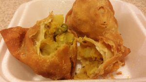 Samosas at Haveli Vegetarian Cuisine in Redmond