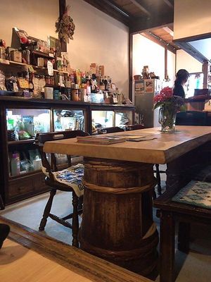 Lots of other vegan products sold here also.  at Cafe & Marche in Gujo