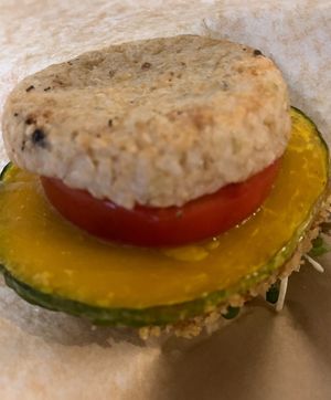 Vegan Burger  at Cafe & Marche in Gujo