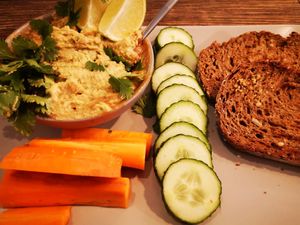 Hummus at Saftladen Landshut in Landshut