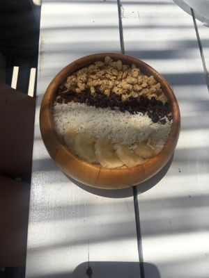 Vegan breakfast bowl at Alibaba in Kos