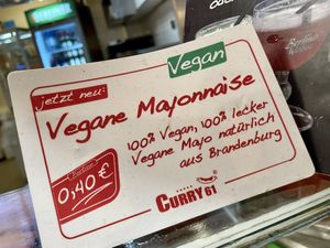 sign at Curry 61 in Berlin