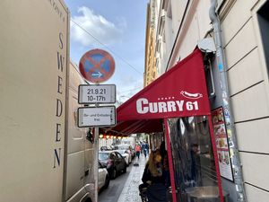 outside at Curry 61 in Berlin