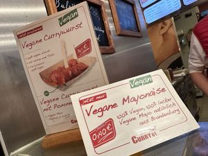 only vegan mayo 😗  at Curry 61 in Berlin