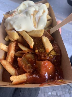 I already had a bite😁  at Curry 61 in Berlin