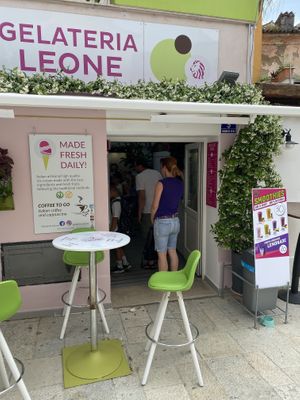   at Gelateria Leone in Fazana