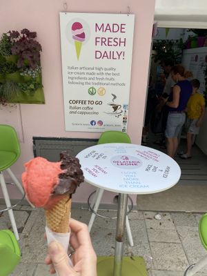   at Gelateria Leone in Fazana