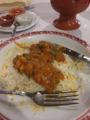 Dinner at Natraj Indian Tandoori in Quarteira