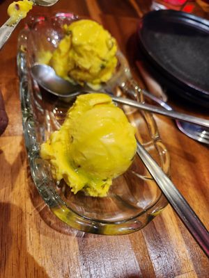 Pista ice cream at Tikka Take in Canberra