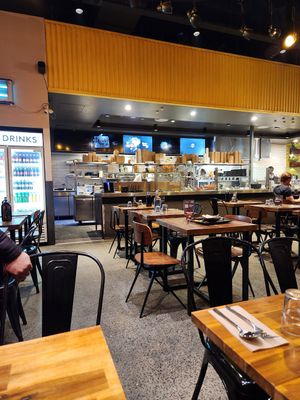 Sitting area at Tikka Take in Canberra