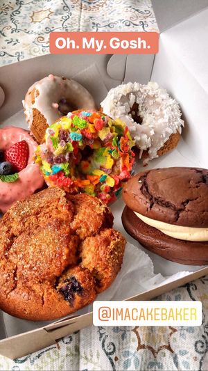 So many vegan and gluten free options!  at Imacake Bakery in Amesbury