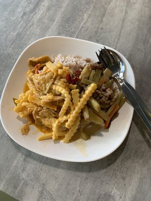   at Shine Tong - Vegetarian Food Booth in Bangkok