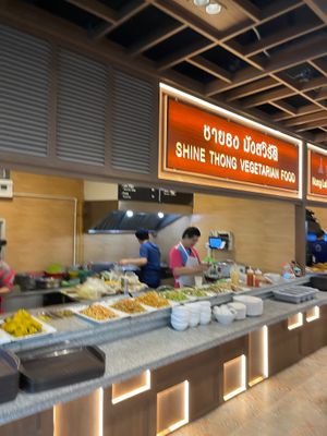 Now called “Shine Tong Vegetarian Food” on 4/F new location for stall.  at Shine Tong - Vegetarian Food Booth in Bangkok