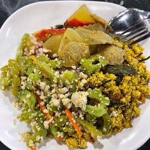   at Shine Tong - Vegetarian Food Booth in Bangkok