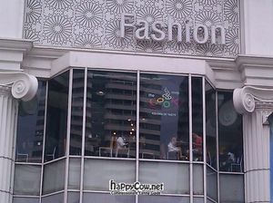 View from BTS at Shine Tong - Vegetarian Food Booth in Bangkok