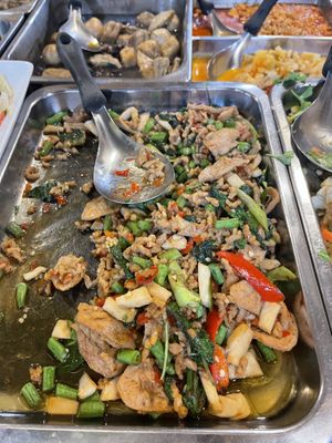   at Shine Tong - Vegetarian Food Booth in Bangkok