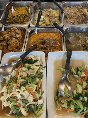   at Shine Tong - Vegetarian Food Booth in Bangkok