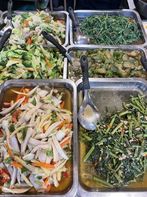   at Shine Tong - Vegetarian Food Booth in Bangkok