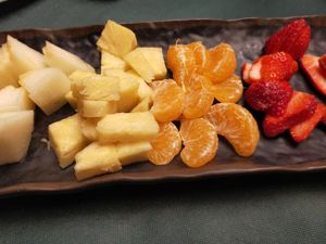 Frutas de temporada at Los Toneles in Unquera