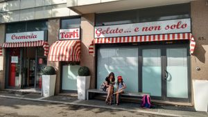 Outside of Cremeria Torti at Cremeria Torti in Piacenza