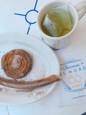 Churros  at Churrería El Moro in Mexico City